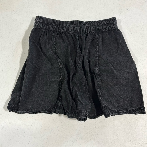 Free People Poplin Cotton Blend Shorts Black EUC XSmall Women’s - Picture 3 of 10
